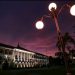 Universitas Gadjah Mada menayangkan gambar kampus dalam suasana temaram dan hening sebagai simbol suasana duka atas meninggalnya dua mahasiswa KKN di Maluku Tenggara/UGM