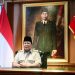 Presiden Prabowo Subianto menyampaikan keterangannya di kediaman pribadinya di Hambalang, Kabupaten Bogor, pada Jumat, 29 Agustus 2025.