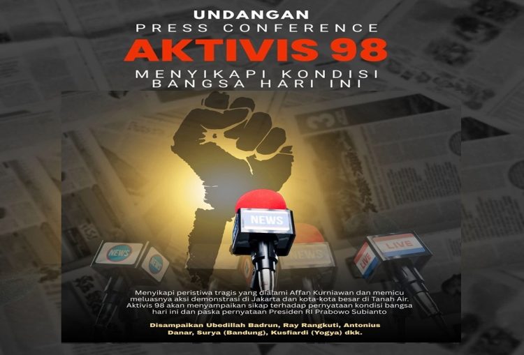 Solidaristas aktivis 98 menyikapi situasi kondisi bangsa