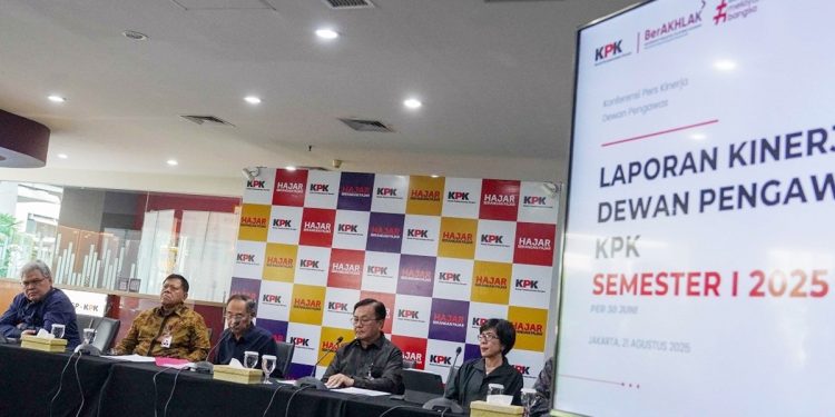 pemaparan Capaian Kinerja Semester I 2025 di Gedung ACLC KPK, Jakarta