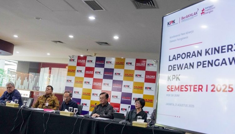 pemaparan Capaian Kinerja Semester I 2025 di Gedung ACLC KPK, Jakarta