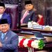 Presiden RI Prabowo Subianto menyampaikan pidato pendahuluan RUU APBN 2026 dan Nota Keuangandalam Sidang Bersama DPR-DPD RI 2025 di Gedung Nusantara, Kompleks Parlemen, Senayan, Jakarta, Jumat (15/8/2025)/Instagram @dpr_ri