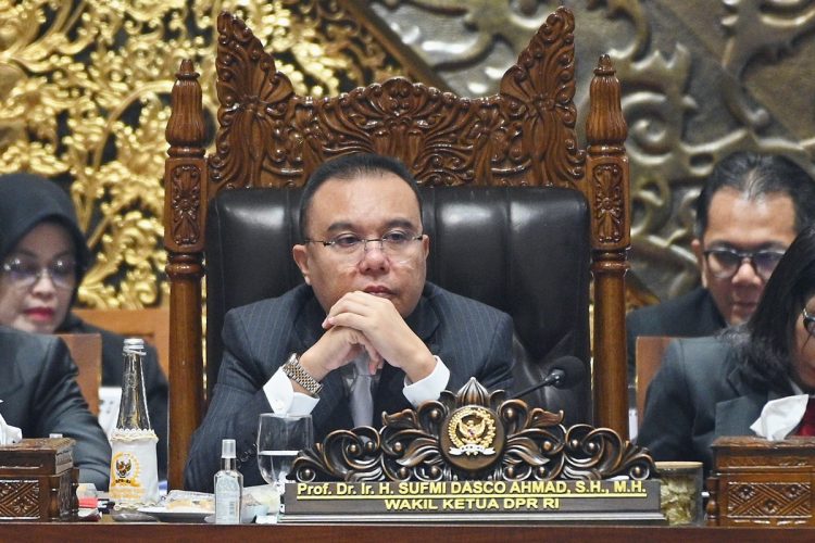 Wakil Ketua DPR RI, Prof. Dr. Ir. H. Sufmi Dasco Ahmad, SH., MH.