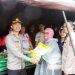 Kapolres Garut pimpin Gerakan Pangan Murah serentak Polri, Kamis (14/8/2025) di Lapang Apel Polres Garut, Jawa Barat