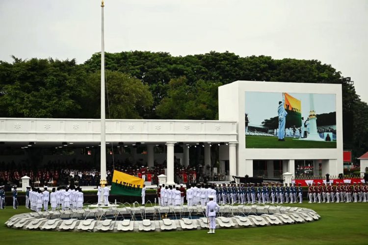 Gladi bersih Upacara HUT ke-80 Kemerdekaan Republik Indonesia di Istana Merdeka, Kamis (14/08/2025)