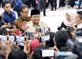 Presiden RI Prabowo Subianto menyampaikan keterangan seusai meresmikan Gedung Layanan Terpadu dan Institut Neurosains Nasional RS Pusat Otak Nasional Mahar Mardjono, Cawang, Jakarta, Selasa (26/8/2025).