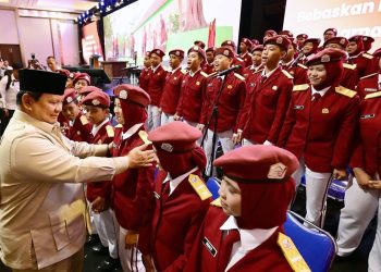 Presiden Prabowo hadir memberikan arahan di Sekolah Rakyat di JIExpo