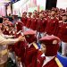 Presiden Prabowo hadir memberikan arahan di Sekolah Rakyat di JIExpo