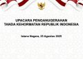 capture Pengucapan Sumpah/Janji Pelantikan Pejabat Negara serta Upacara Penganugerahan TKRI
