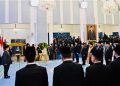 Presiden Prabowo Subianto melantik Kepala dan Wakil Kepala Badan Otorita Pengelola Pantai Utara Jawa, Kepala Badan Industri Mineral, Kepala Badan Narkotika Nasional, dan Kepala Badan Nasional Penanggulangan Terorisme di Istana Negara, Jakarta, pada Senin, 25 Agustus 2025