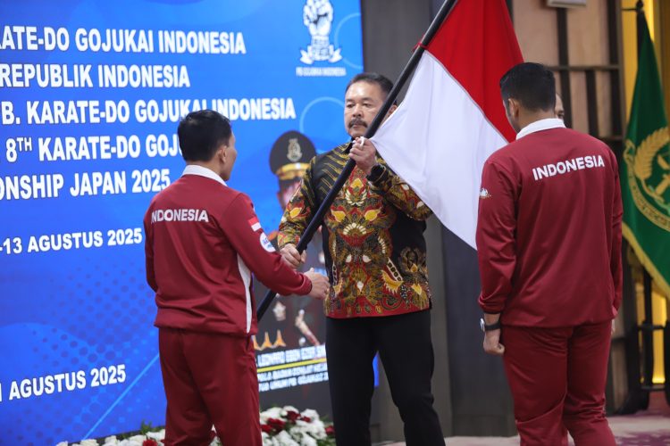 Pelepasan Kontingen Karate-Do Gojukai Indonesia yang akan bertanding pada ajang The 8th Karate-Do Gojukai Global Championships Japan 2025