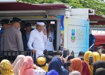 Gubernur Jawa Barat Dedi Mulyadi saat berkunjung ke Situ Bagendit Banyuresmi Garut Jawa Barat beberapa waktu lalu/Diskominfo