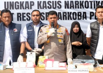 Konpers Polda Jabar upaya pemberantasan peredaran narkotika sepanjang Januari hingga Juli 2025