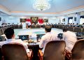 Presiden Prabowo Subianto memimpin Sidang Kabinet Paripurna ke-8 pemerintahan Kabinet Merah Putih yang digelar di Ruang Sidang Kabinet, Istana Kepresidenan Jakarta, pada Rabu, 6 Agustus 2025.