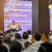Presiden Prabowo memberikan arahan kepada 230 anggota Kamar Dagang dan Industri (Kadin) Indonesia di Hambalang