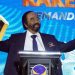 Ketua Umum Partai NasDem, Surya Paloh dalam Rakernas I Partai NasDem di Hotel Claro Makassar