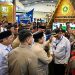 Presiden Prabowo Subianto mengunjungi stan pada Asosiasi Pemerintah Kabupaten Seluruh Indonesia (APKASI) Otonomi Expo Tahun 2025 di Nusantara Hall, Indonesia Convention Exhibition (ICE) BSD, Tangerang, Provinsi Banten, pada Kamis, 28 Agustus 2025. (Foto: BPMI Setpres)