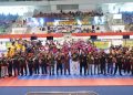 Plt. Kajati Riau Dedie Tri Hariyadi resmi membuka Kejuaraan Taekwondo Kajati Riau Cup II 2025 di GOR Remaja Pekanbaru. Lebih dari 1.000 atlet siap berlaga memperebutkan Piala Bergilir Kajati Riau!/IST
