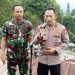 Panglima TNI Agus Subiyanto dan Kapolri Listyo Sigit Prabowo konferensi pers bersama di Resto Kopi koneng Desa Bojong koneng, Kecamatan Babakan Madang, Kabupaten Bogor, Jawa Barat, Sabtu (30/8/2025)