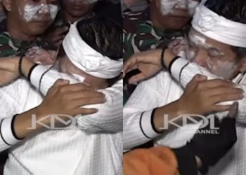 Gubernur Jabar Dedi Mulyadi Dilempar Botol Saat Temui Pendemo di DPRD/tangkapan layar