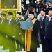 Presiden Prabowo Subianto menyaksikan pelantikan dan sumpah jabatan 8 Dubes LBBP RI untuk negara sahabat yang dilantik pada Senin, 25 Agustus 2025 di Istana Negara, Jakarta.