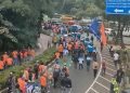 Demo buruh di Jakarta/Instagram @saidiqbalorange