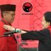 Megawati Soekarnoputri melantik Hasto Kristiyanto kembali jadi Sekjen PDI Perjuangan/Instagram @pdiperjuangan