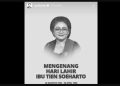 Presiden Prabowo unggah foto Tien Soeharto dengan latar hitam putih di akun Instagram pribadinya/Instagram @prabowo