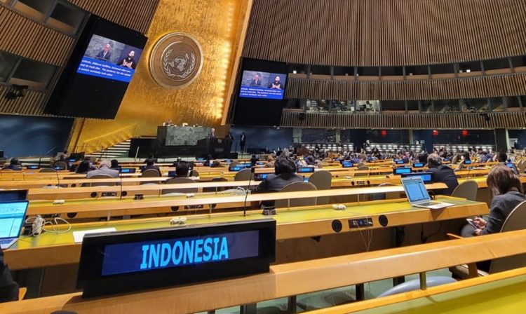 Aula Majelis Umum di Markas Besar PBB di New York