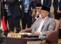 Menteri Luar Negeri Sugiono saat hadir dalam ASEAN foreign Ministers Retreat (AMM Retreat) di Langkawi, Malaysia, Minggu (19/1/2025). (Kementerian Luar Negeri.)