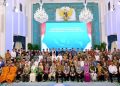 Presiden Prabowo Subianto menggelar silaturahmi dengan tokoh lintas agama, pimpinan partai politik, pimpinan serikat buruh, dan organisasi kepemudaan lintas iman di Istana Negara, Jakarta, pada Senin, 1 September 2025.