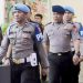 Danyon Resimen IV Korps Brimob Polri, Kompol Cosmas Kaju Gae melaksanakan sidang etik di Gedung TNCC Mabes Polri, Jakarta Selatan, Rabu (3/9/2025)