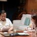 Presiden Prabowo dalam sesi wawancara on the record bersama Najwa Shihab, co-Founder Narasi TV