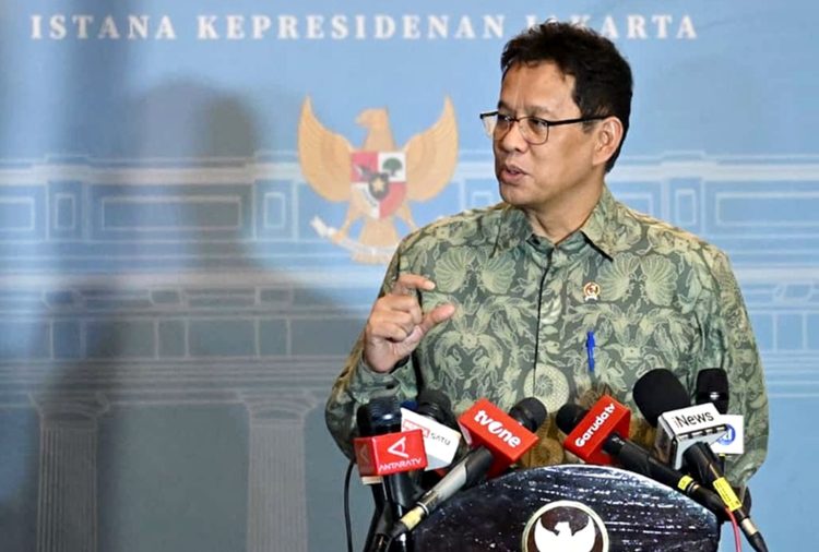 Menkeu Purbaya Yudhi Sadewa menyampaikan keterangan pers usai diterima Presiden Prabowo Subianto di Istana Merdeka, Jakarta