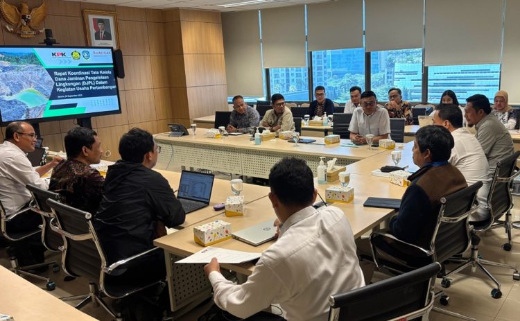 Rapat Koordinasi KPK bersama Kementerian ESDM serta Pemprov Kepri di Gedung Merah Putih KPK, Jakarta, Rabu (24/9/2025)