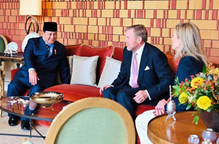 Presiden Prabowo Subianto, diterima langsung Yang Mulia Raja Willem-Alexander dan Ratu Máxima di Istana Huis ten Bosch, Den Haag, pada Jumat, 26 September 2025