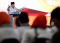 Presiden Republik Indonesia, Prabowo Subianto dalam Acara Peresmian Penutupan Musyawarah Nasional (Munas) VI Partai Keadilan Sejahtera (PKS) di Golden Ballroom, The Sultan Hotel, Jakarta. Senin (29/9/2025)