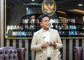 Menko Kumham Imipas, Yusril Ihza Mahendra di Gedung Kemenko Kumham Imipas, Jakarta Selatan.