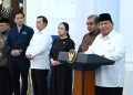 Presiden Prabowo Subianto kumpulan jajaran ketua partai/Setng