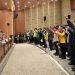 Sufmi Dasco bersama pimpinan DPR RI diantaranya, Cucun Ahmad Syamsurijal, dan Saan Mustopa, menerima audiensi perwakilan 16 organisasi kemahasiswaan, di Gedung DPR RI, Senayan, Jakarta, Rabu (3/9/2025).