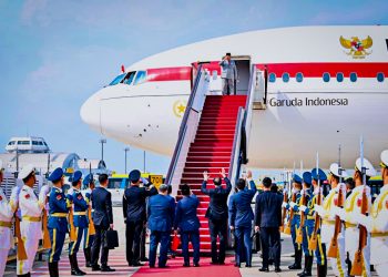 Presiden Republik Indonesia, Prabowo Subianto, kembali ke Tanah Air pada Rabu, 3 September 2025, pukul 15.30 Waktu Setempat (WS) atau 14.30 Waktu Indonesia Barat (WIB) setelah melakukan rangkaian kunjungan kerja di Republik Rakyat Tiongkok (RRT). (Foto: BPMI Setpres)

Read more: https://setkab.go.id/presiden-prabowo-kembali-ke-tanah-air-usai-rangkaian-kunjungan-kerja-di-tiongkok/