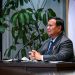 Presiden Republik Indonesia, Prabowo Subianto, menghadiri BRICS Leaders Virtual Meeting dari kediaman pribadinya di Kertanegara, Jakarta Selatan, pada Senin, 8 September 2025. (BPMI Setpres)