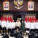 Menko Polkam ad interim, Sjafrie Sjamsoeddin konpers usai memimpin entry briefing bersama para pejabat utama Kemenko Polkam di Ruang Bima, Kantor Kemenko Polkam, Selasa (9/9/2025)