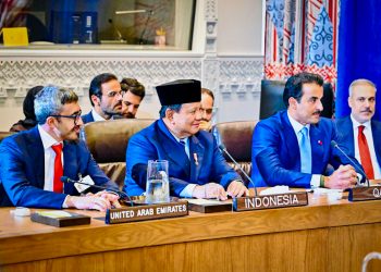 Presiden Republik Indonesia, Prabowo Subianto, menghadiri Multilateral Meeting on the Middle East atas undangan Presiden Amerika Serikat, Donald Trump di Ruang Konsultasi Dewan Keamanan Perserikatan Bangsa-Bangsa (PBB), New York, pada Selasa, 23 September 2025. (Foto: BPMI Setpres)