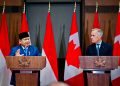 Presiden Republik Indonesia, Prabowo Subianto di Ottawa mendapatkan sambutan hangat dari Perdana Menteri (PM) Kanada, Mark Carney, di West Block, Parliament Hill pada Rabu, 24 September 2025. (Foto: BPMI Setpres)