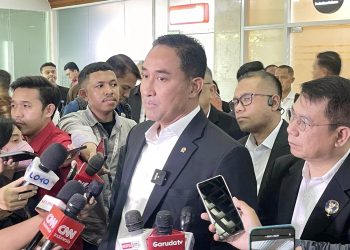 Kepala BNN RI, Suyudi Ario Seto usai rapat dengar pendapat di Kompleks Parlemen, Senayan, Jakarta, Kamis (4/9/2025)