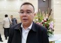 Wakil Ketua DPR RI Sufmi Dasco Ahmad saat doorstop di Komplek Parlemen