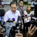 Menteri Koordinator Bidang Perekonomian Airlangga Hartarto memberikan keterangannya usai rapat terbatas di Istana Kepresidenan Jakarta, pada Kamis, 4 September 2025. (Foto: BPMI Setpres)