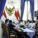 Presiden Republik Indonesia, Prabowo Subianto, memimpin rapat terbatas bersama sejumlah menteri Kabinet Merah Putih di Istana Merdeka, Jakarta, pada Selasa, 9 September 2025. (Foto: BPMI Setpres)