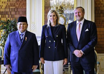 Presiden Republik Indonesia, Prabowo Subianto diterima secara resmi oleh Raja Belanda Willem-Alexander dan Ratu Máxima di Istana Huis ten Bosch, Den Haag, Belanda, pada Jumat, 26 September 2025. (Foto: BPMI Setpres)